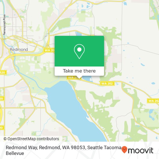 Mapa de Redmond Way, Redmond, WA 98053
