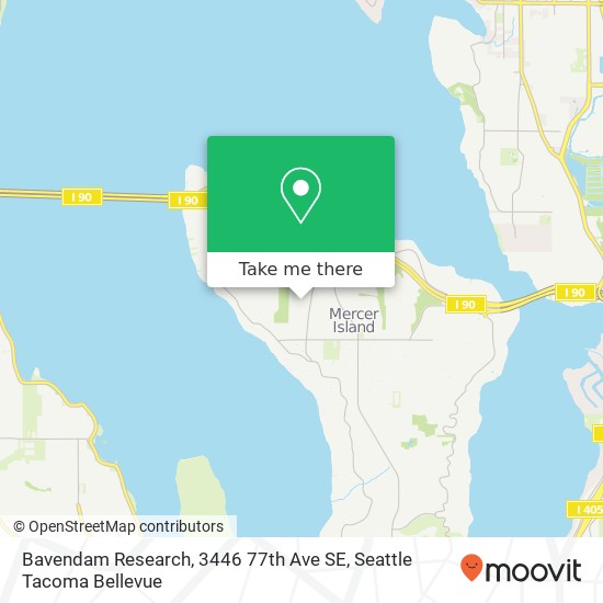 Mapa de Bavendam Research, 3446 77th Ave SE