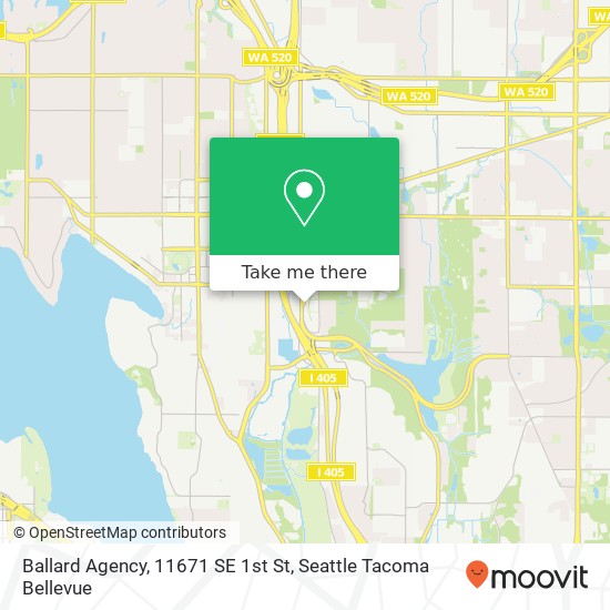 Mapa de Ballard Agency, 11671 SE 1st St
