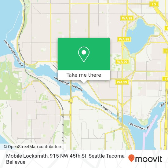 Mapa de Mobile Locksmith, 915 NW 45th St