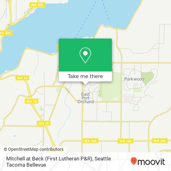 Mitchell at Beck (First Lutheran P&R) map