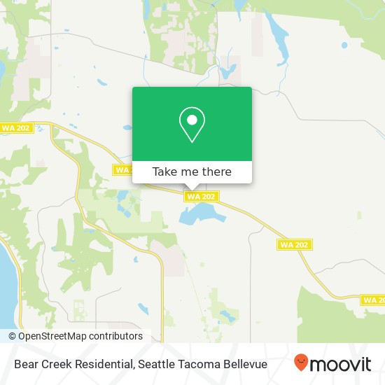 Bear Creek Residential map