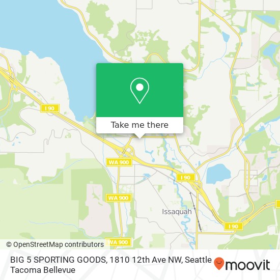 BIG 5 SPORTING GOODS, 1810 12th Ave NW map