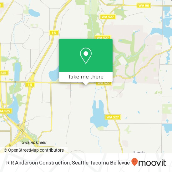 R R Anderson Construction map