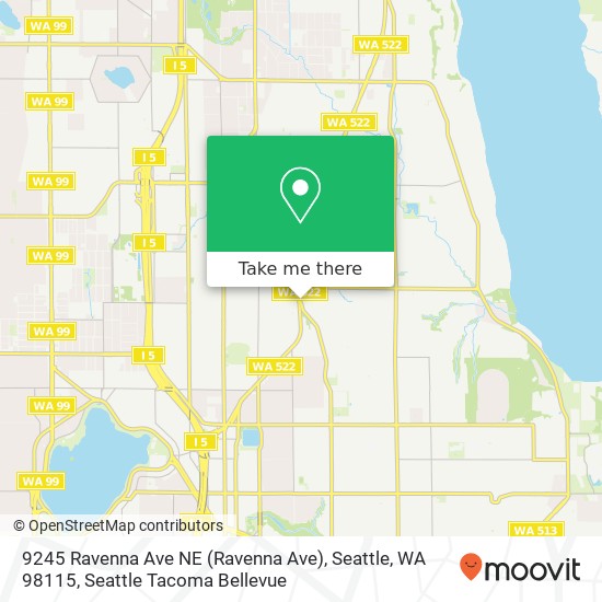 9245 Ravenna Ave NE (Ravenna Ave), Seattle, WA 98115 map