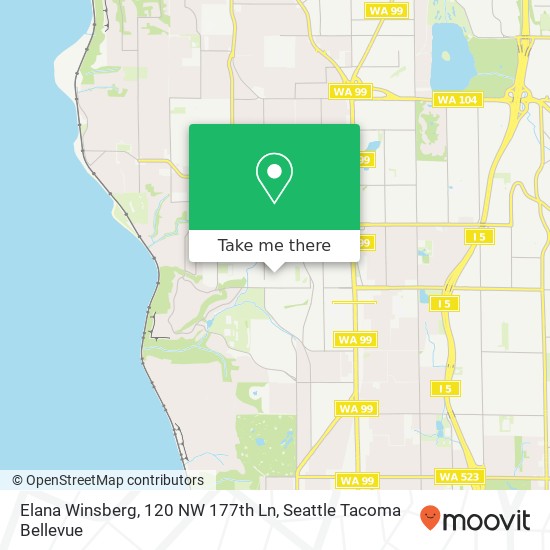 Mapa de Elana Winsberg, 120 NW 177th Ln