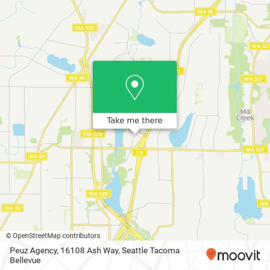 Peuz Agency, 16108 Ash Way map