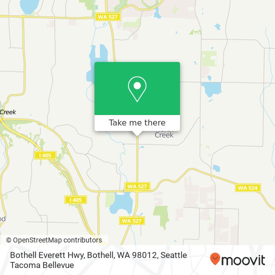 Bothell Everett Hwy, Bothell, WA 98012 map