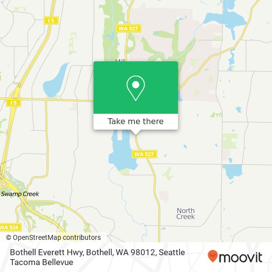 Bothell Everett Hwy, Bothell, WA 98012 map