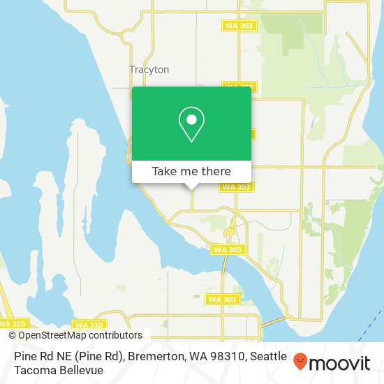 Pine Rd NE (Pine Rd), Bremerton, WA 98310 map