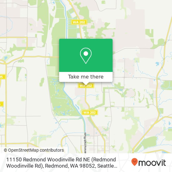 Mapa de 11150 Redmond Woodinville Rd NE (Redmond Woodinville Rd), Redmond, WA 98052