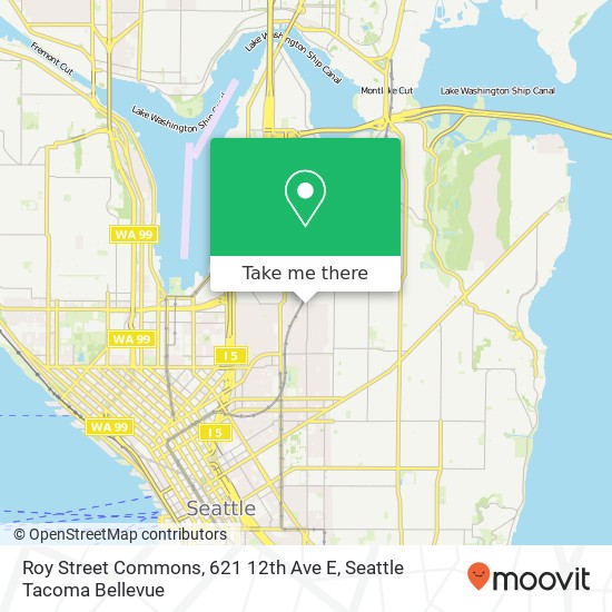 Mapa de Roy Street Commons, 621 12th Ave E