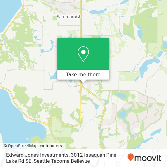 Edward Jones Investments, 3012 Issaquah Pine Lake Rd SE map