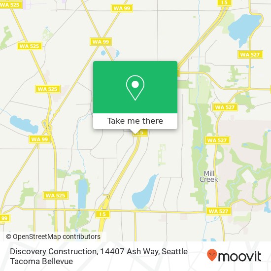 Mapa de Discovery Construction, 14407 Ash Way