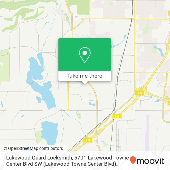 Lakewood Guard Locksmith, 5701 Lakewood Towne Center Blvd SW map