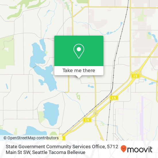 Mapa de State Government Community Services Office, 5712 Main St SW