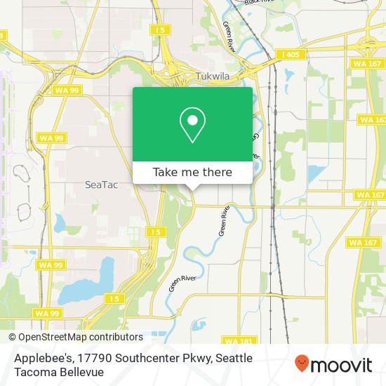 Applebee's, 17790 Southcenter Pkwy map