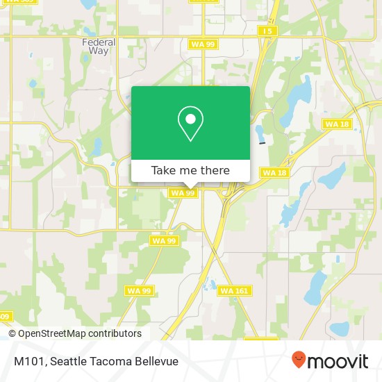 M101, 1401 S 348th St M101, Federal Way, WA 98003, USA map