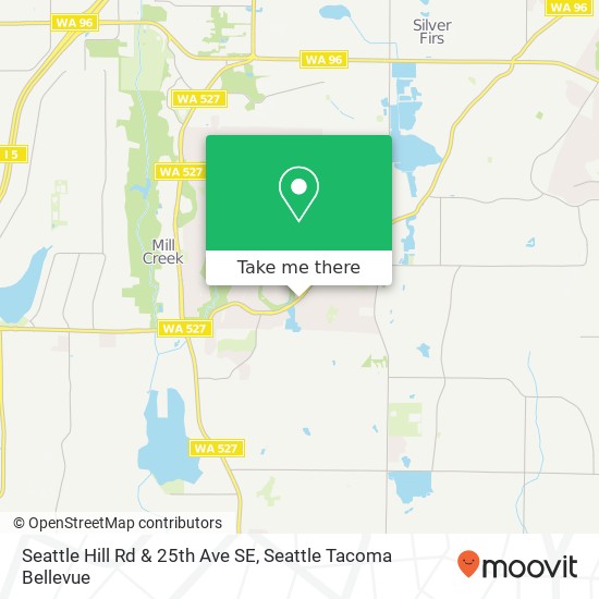 Seattle Hill Rd & 25th Ave SE map