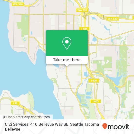 Ci2i Services, 410 Bellevue Way SE map