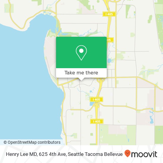 Mapa de Henry Lee MD, 625 4th Ave