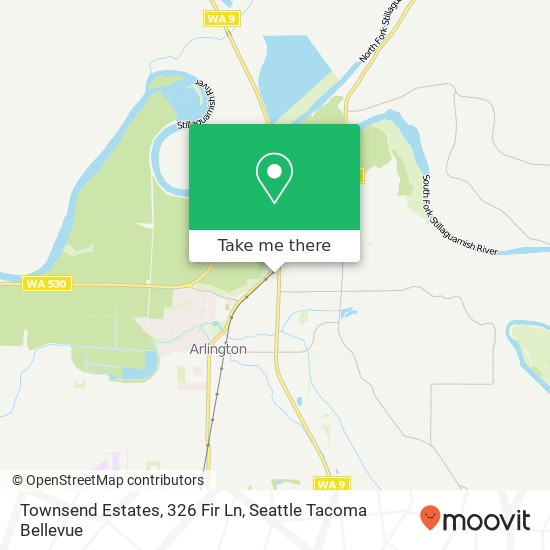 Mapa de Townsend Estates, 326 Fir Ln