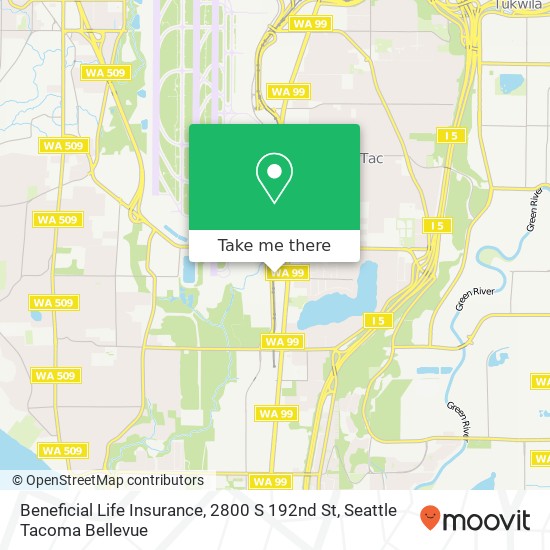 Beneficial Life Insurance, 2800 S 192nd St map
