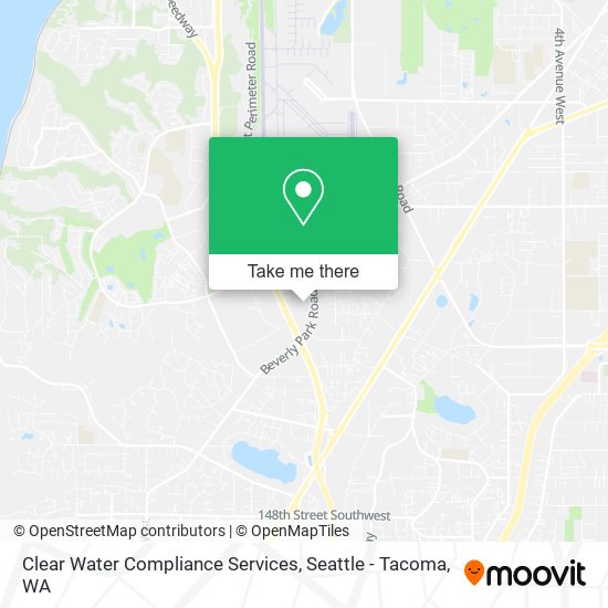 Clear Water Compliance Services map