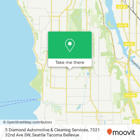 5 Diamond Automotive & Cleaning Services, 7321 32nd Ave SW map