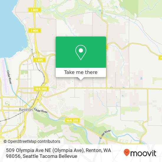 509 Olympia Ave NE (Olympia Ave), Renton, WA 98056 map