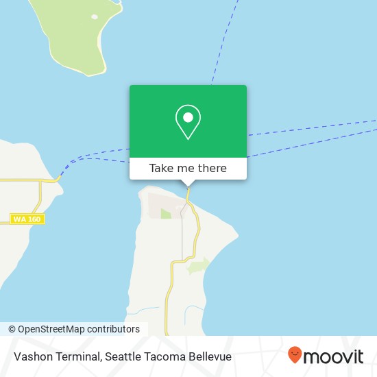 Vashon Terminal map