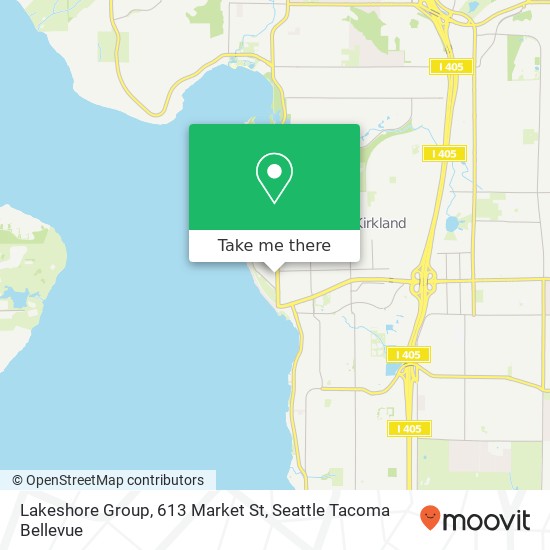 Mapa de Lakeshore Group, 613 Market St