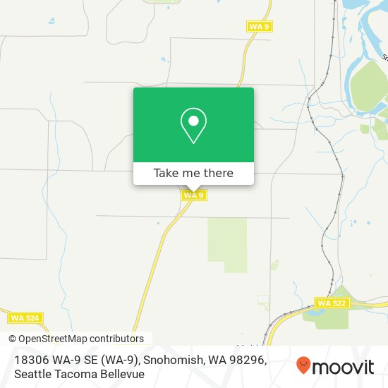 Mapa de 18306 WA-9 SE (WA-9), Snohomish, WA 98296