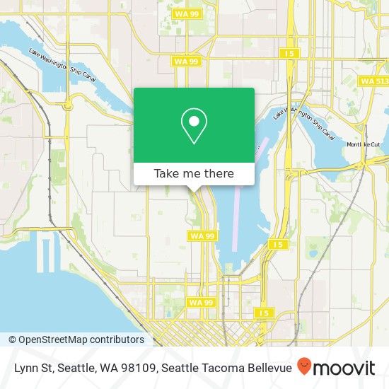 Lynn St, Seattle, WA 98109 map