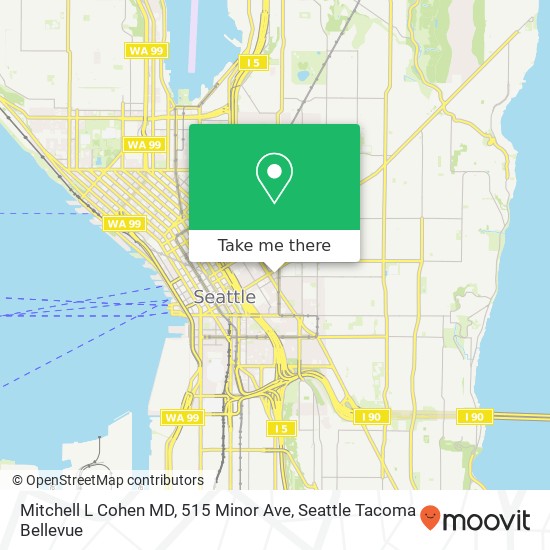Mapa de Mitchell L Cohen MD, 515 Minor Ave
