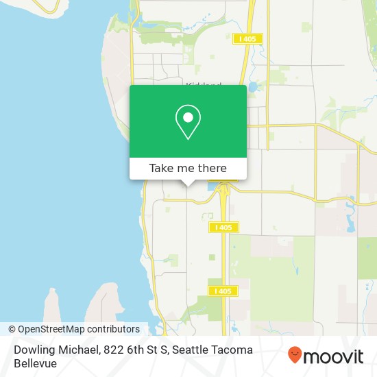 Mapa de Dowling Michael, 822 6th St S