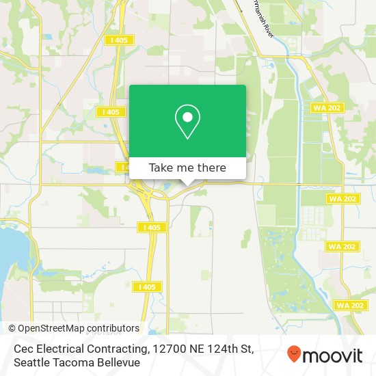 Cec Electrical Contracting, 12700 NE 124th St map