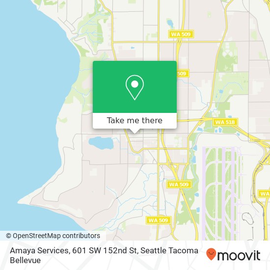 Amaya Services, 601 SW 152nd St map