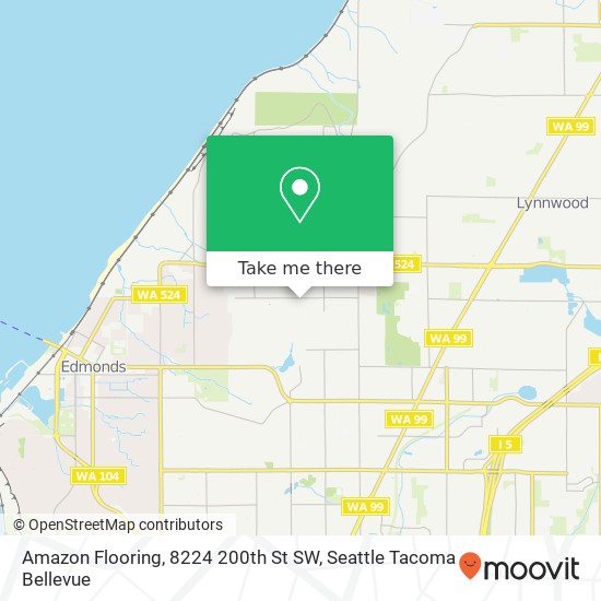 Mapa de Amazon Flooring, 8224 200th St SW