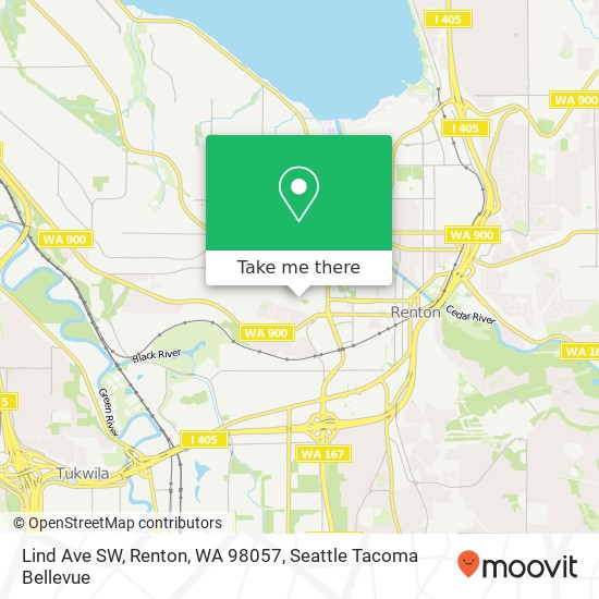 Lind Ave SW, Renton, WA 98057 map