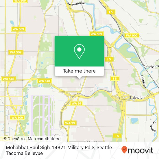 Mohabbat Paul Sigh, 14821 Military Rd S map