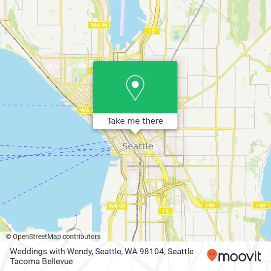 Mapa de Weddings with Wendy, Seattle, WA 98104