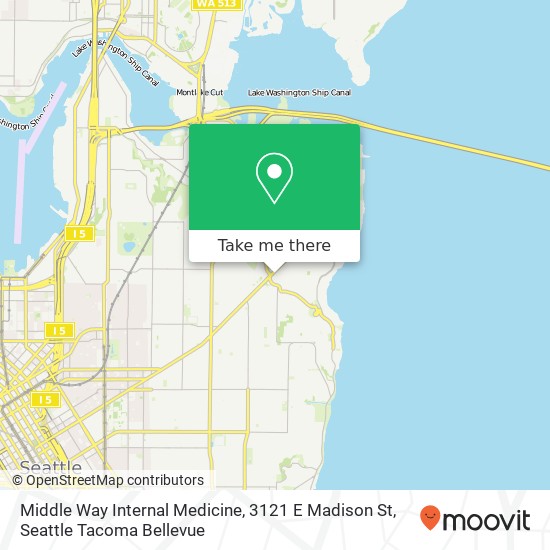 Middle Way Internal Medicine, 3121 E Madison St map