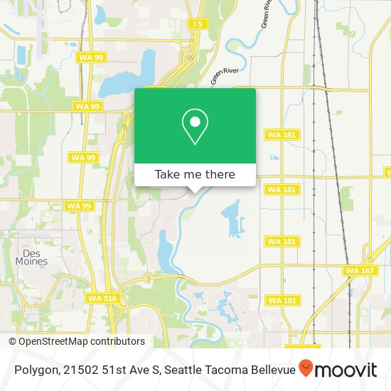 Polygon, 21502 51st Ave S map