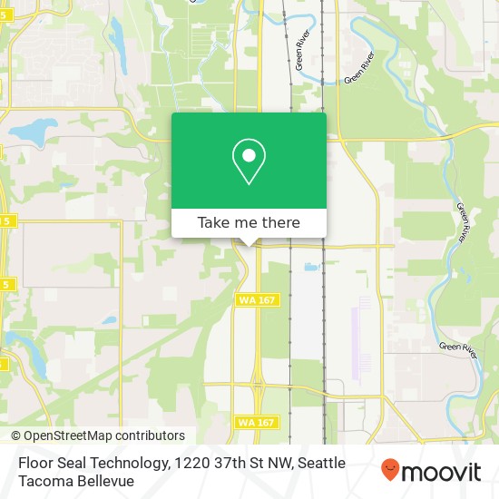 Mapa de Floor Seal Technology, 1220 37th St NW