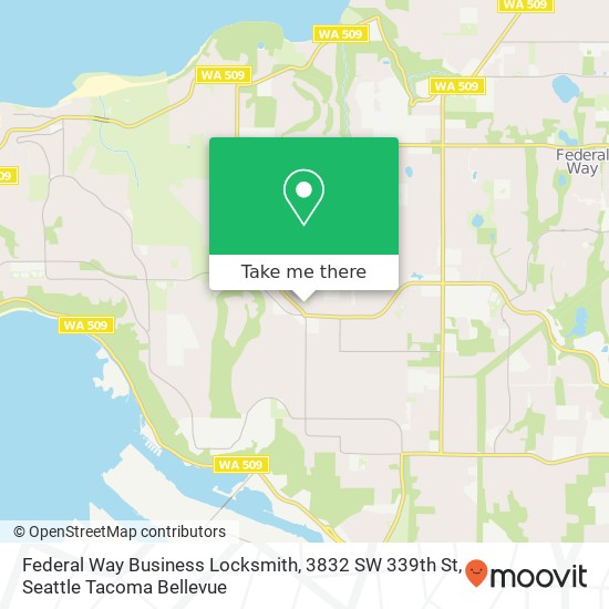 Federal Way Business Locksmith, 3832 SW 339th St map