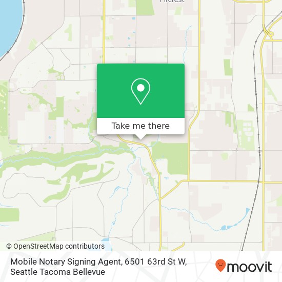 Mapa de Mobile Notary Signing Agent, 6501 63rd St W