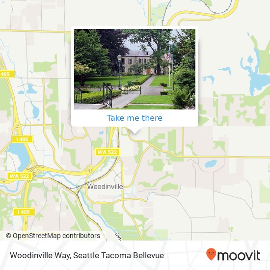 Mapa de Woodinville Way, 19171 144th Ave NE