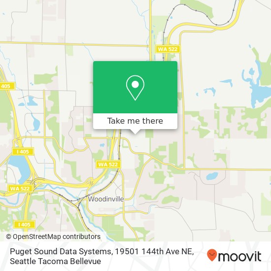 Puget Sound Data Systems, 19501 144th Ave NE map