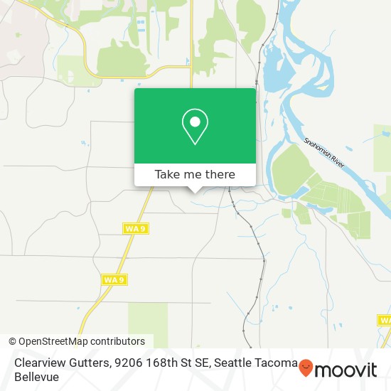 Clearview Gutters, 9206 168th St SE map